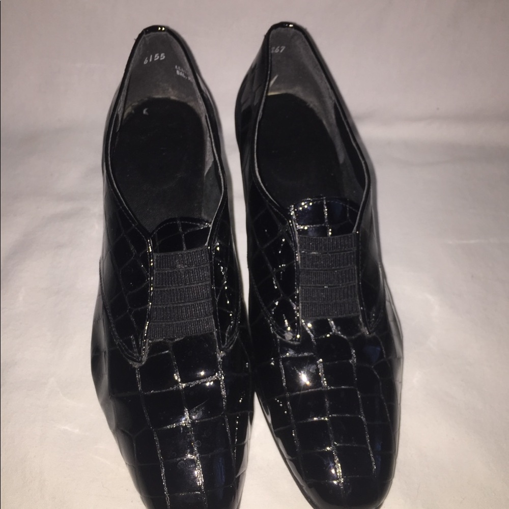 Patent Leather square heel shoes 9.5 Dark Fairycore Office Siren Magdesian